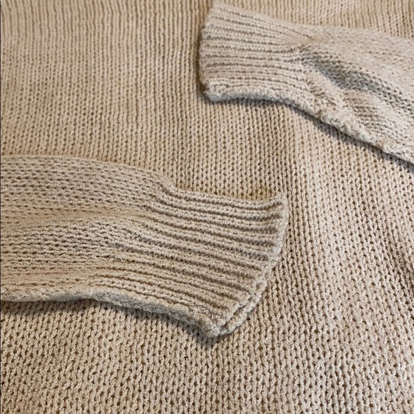 Olivaceous Ivory open back sweater Large - Picture 2 of 6